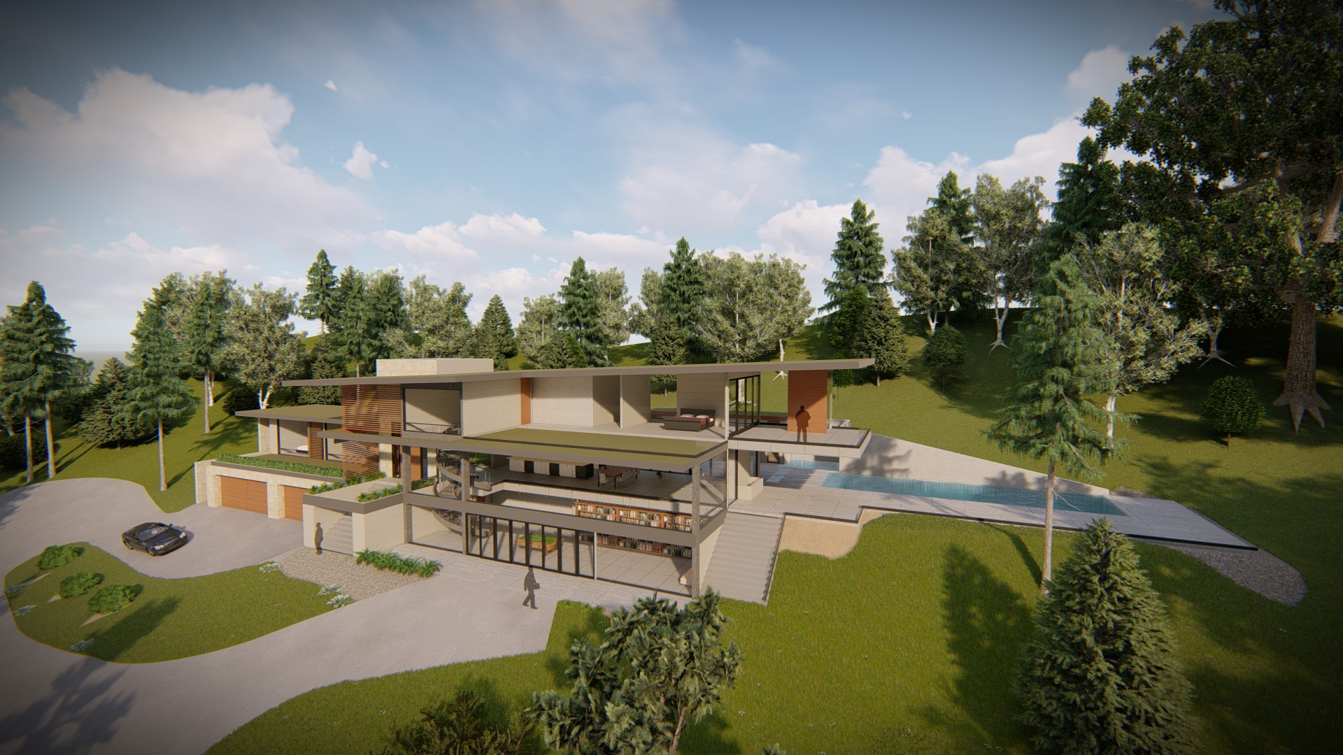 Los Altos hills, California, Architecture Design