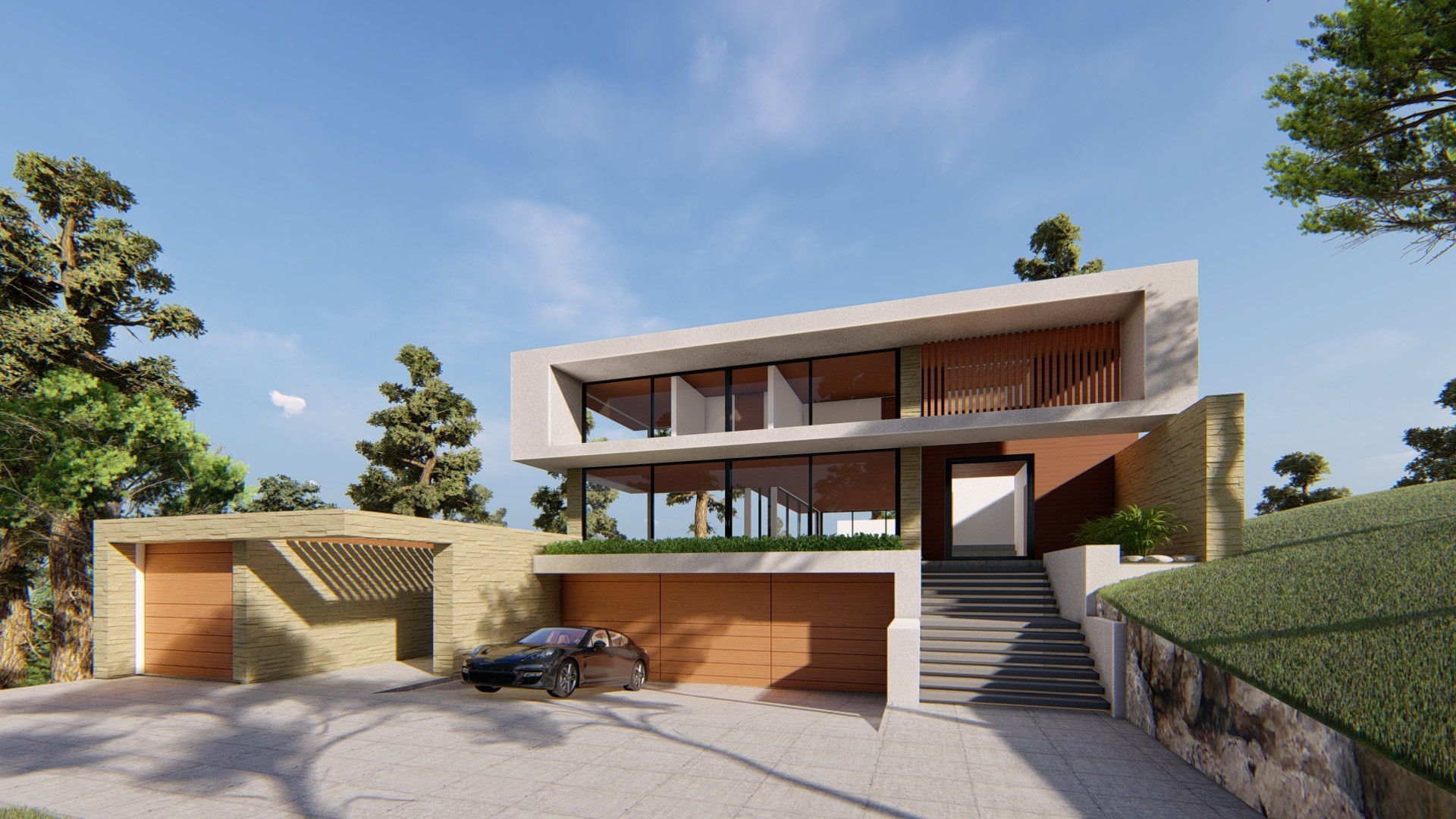Los Altos hills, California, Architecture Design