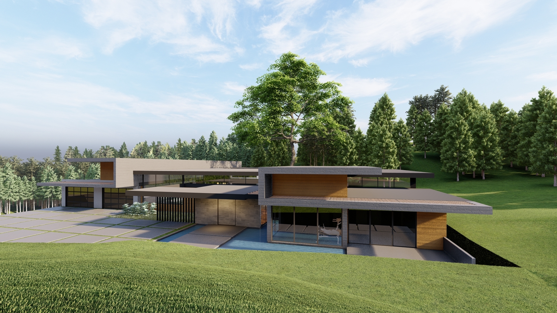 Los Altos hills, California, Architecture Design