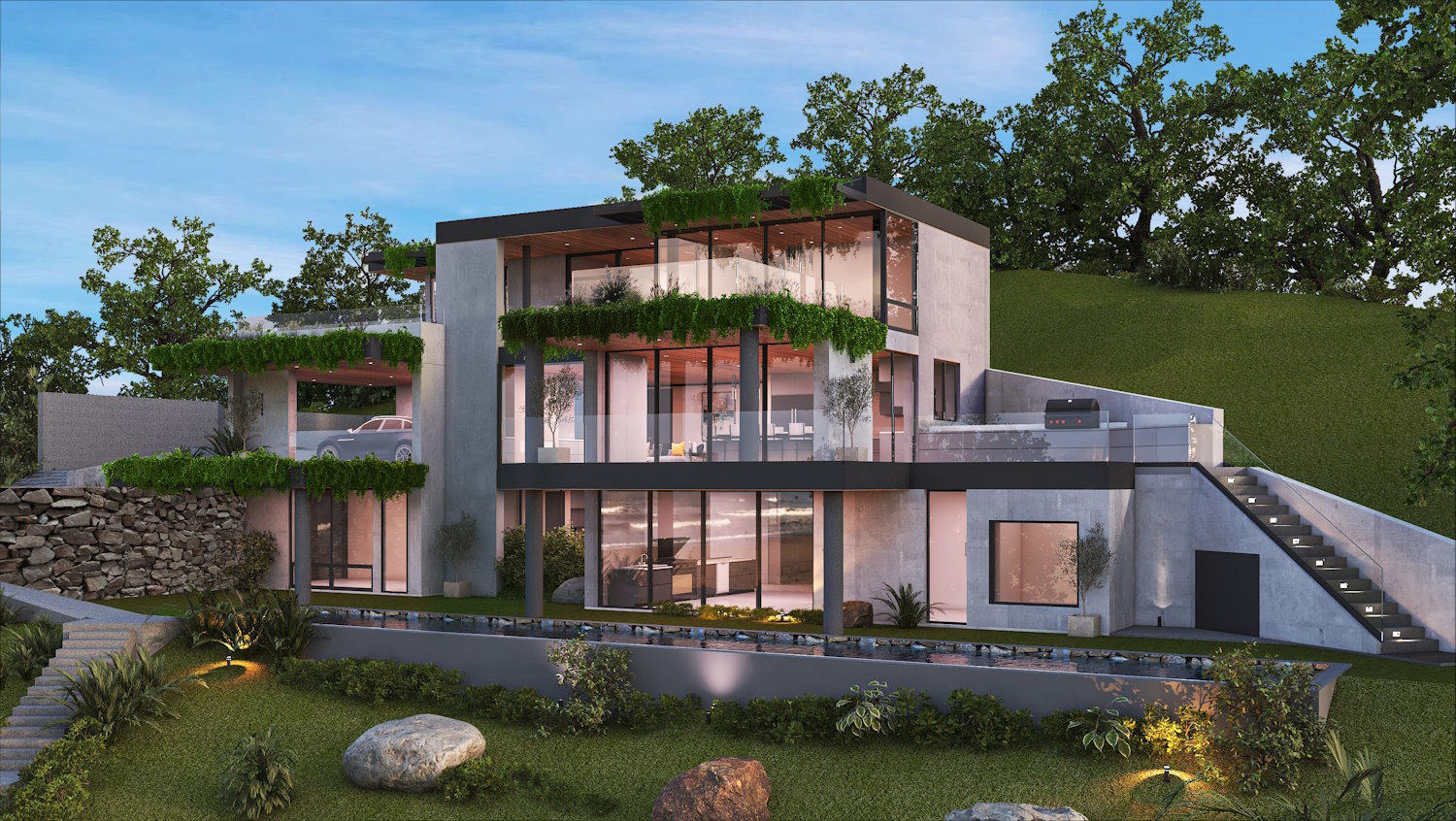 Los Altos hills, California, Architecture Design